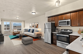 Luxury vinyl plank flooring